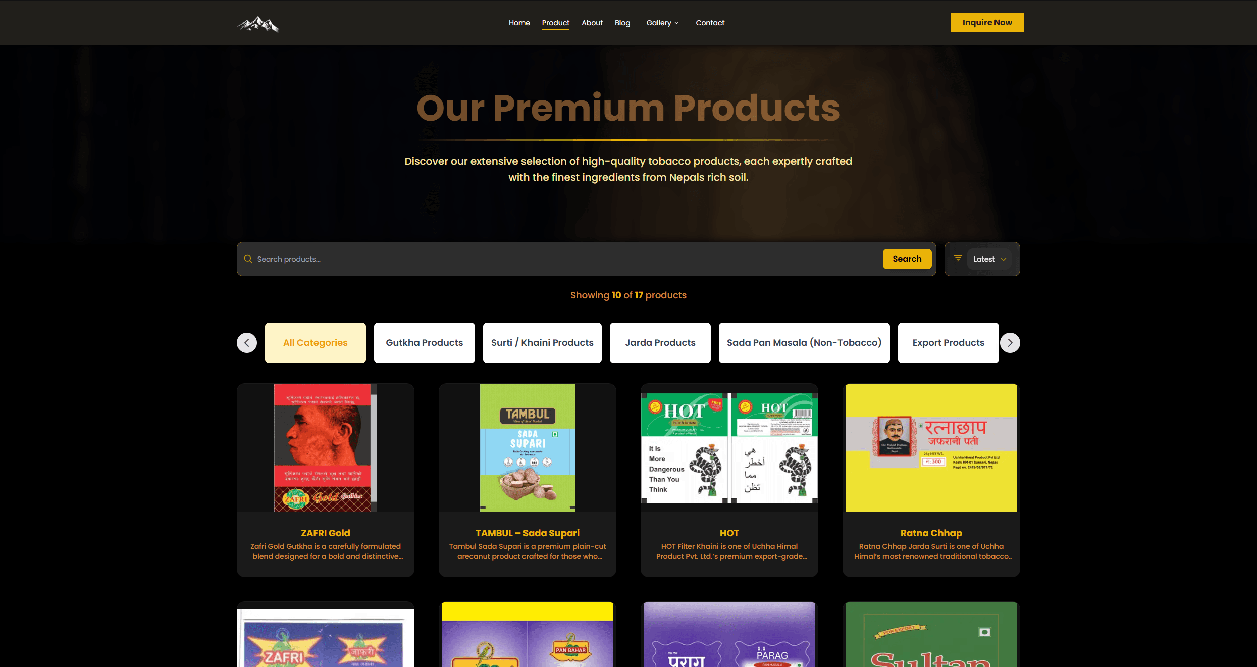 Uccha Himal Products — view 1